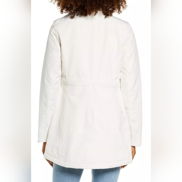 The North Face Insulated Ancha Parka II Waterproof Jacket White Womens Small - Picture 2 of 14